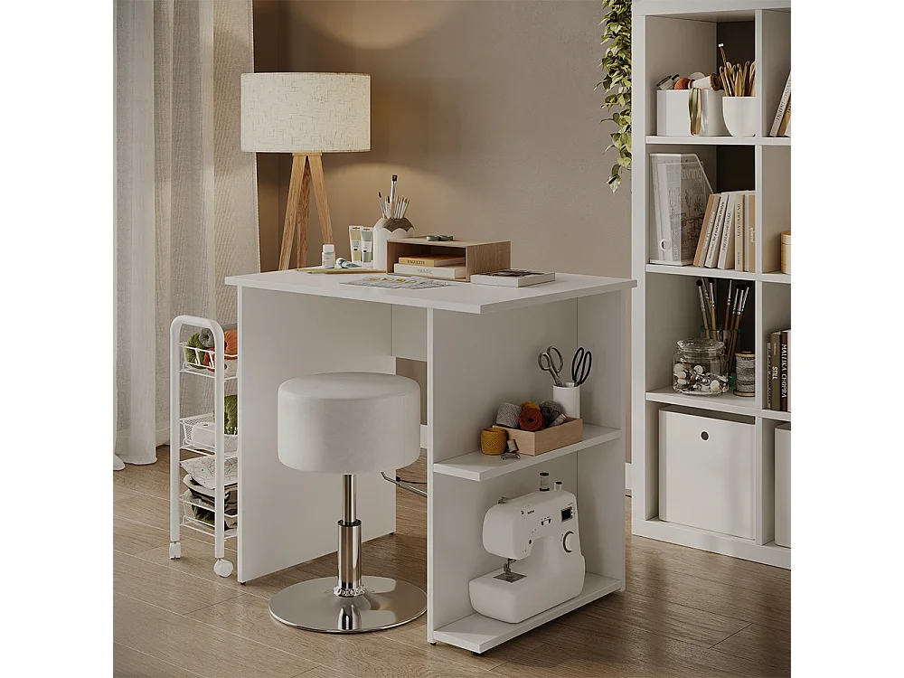 Bureau blanc 82x60x76 simple