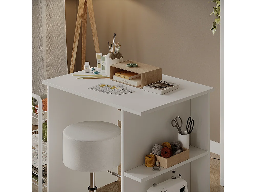 Bureau blanc 82x60x76 simple