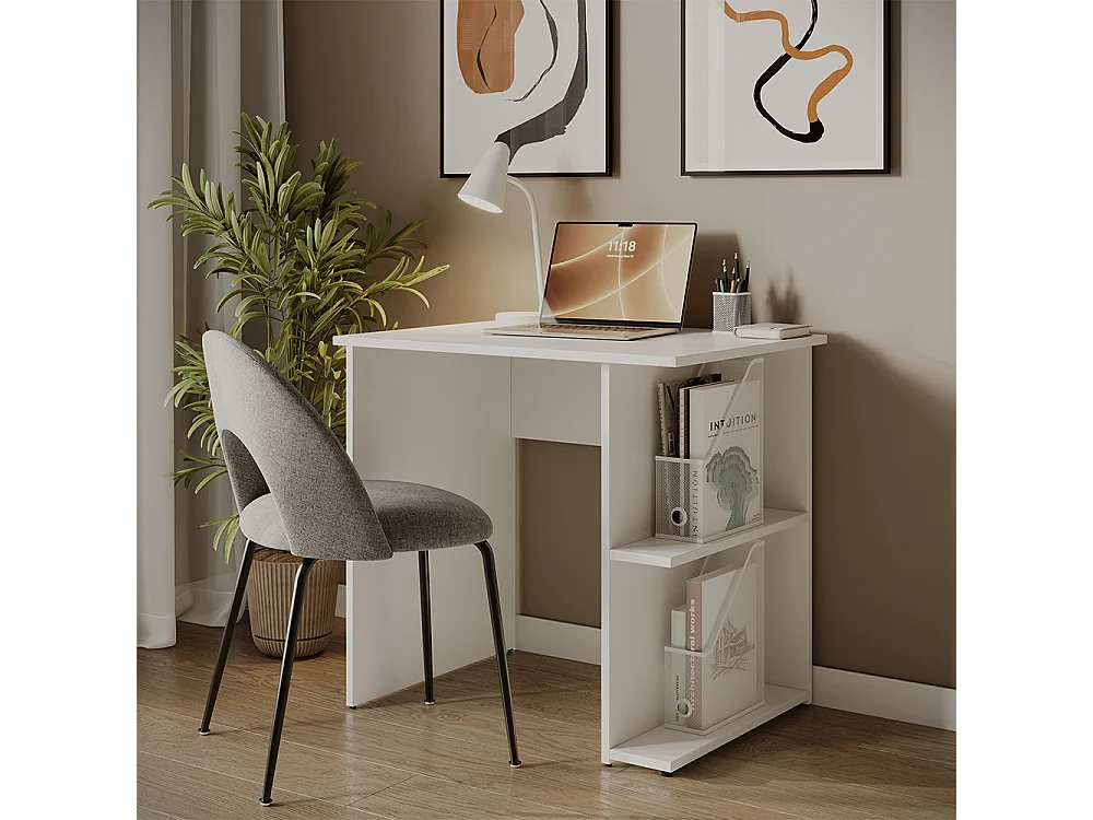 Bureau blanc 82x60x76 simple