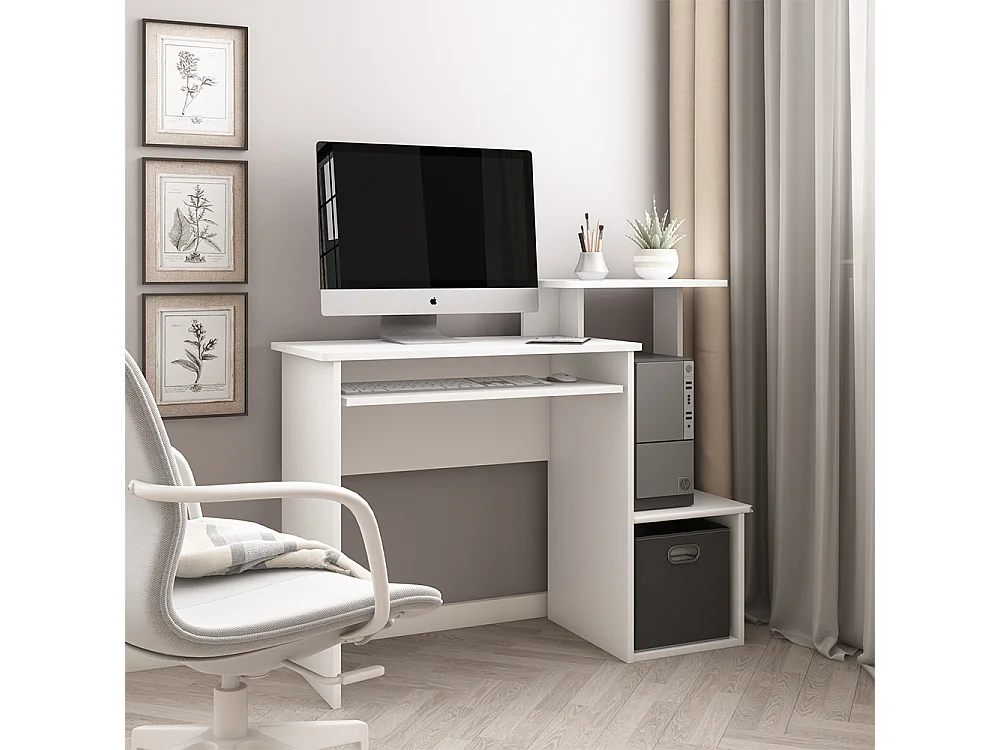 Bureau blanc 106x40x86.6 karl