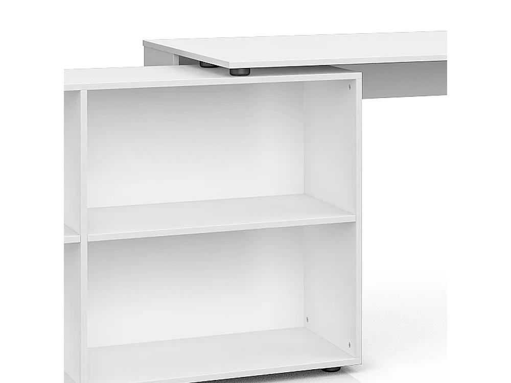 Bureau dangle blanc 137x60x75.4 flexplus