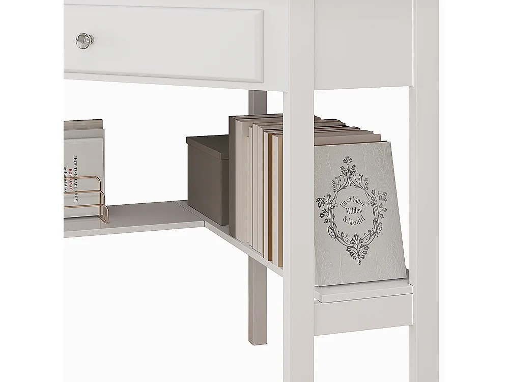 Eckschreibtisch weiß 75x71.6x76.8 velto