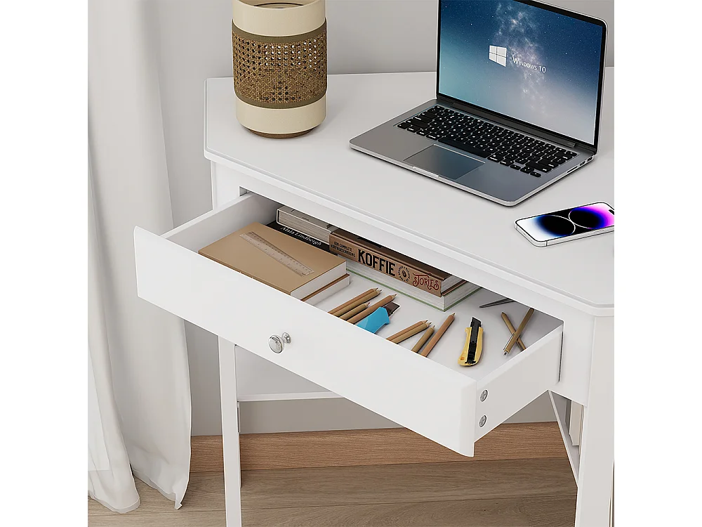 Bureau dangle blanc 75x71.6x76.8 velto