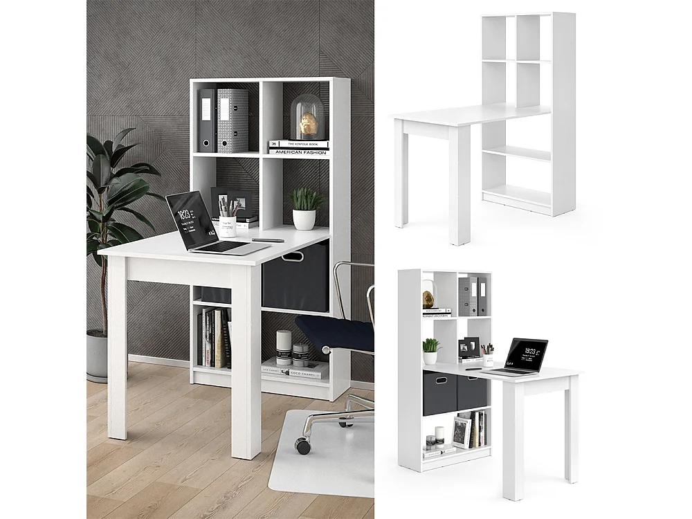 Bureau blanc 70x122x145.6 gael