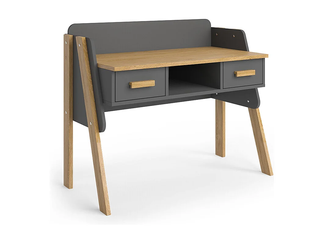 Bureau gris 97x51x80 malia