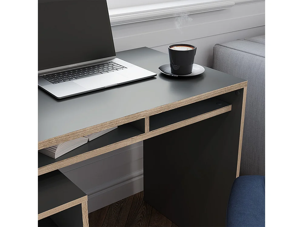 Bureau anthracite 112x55x75 tetrix