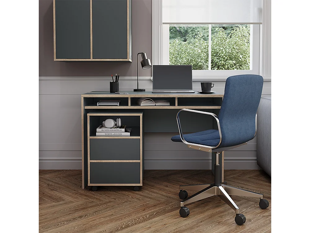 Bureau anthracite 112x55x75 tetrix