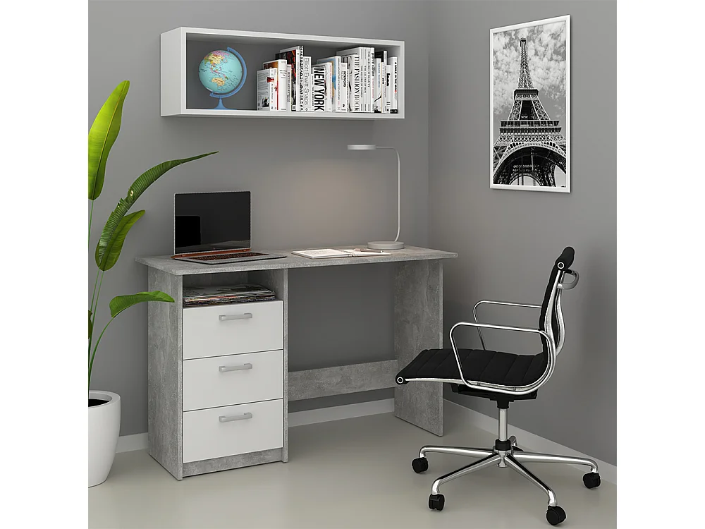 Bureau béton 120x50x76.6 meiko