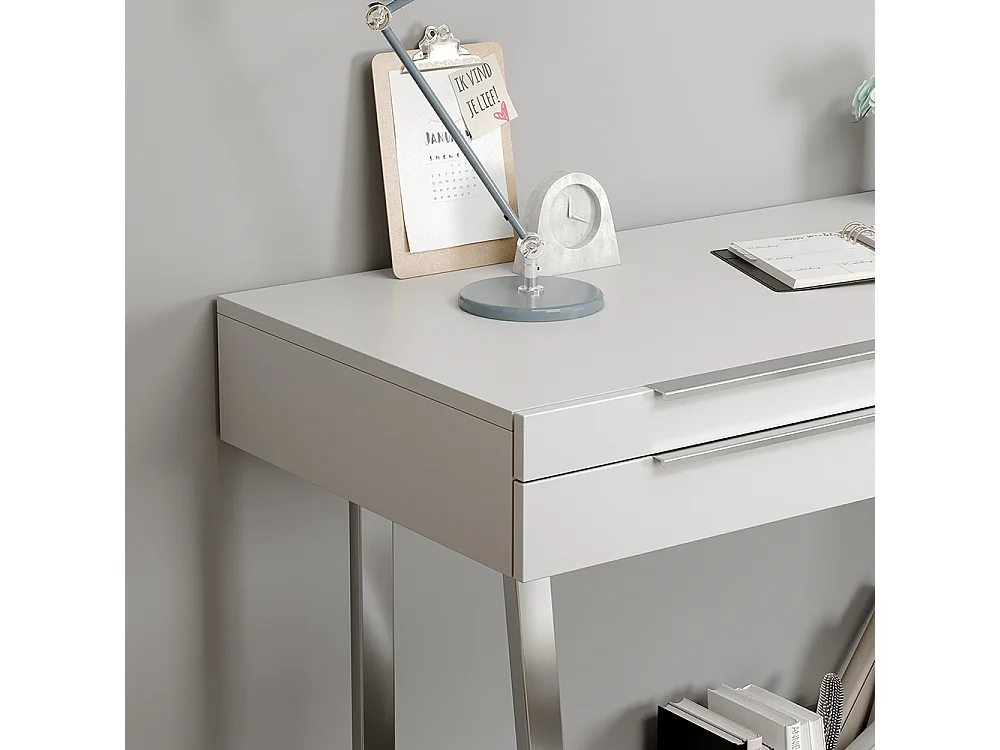 Bureau blanc 120x50x79 alexia
