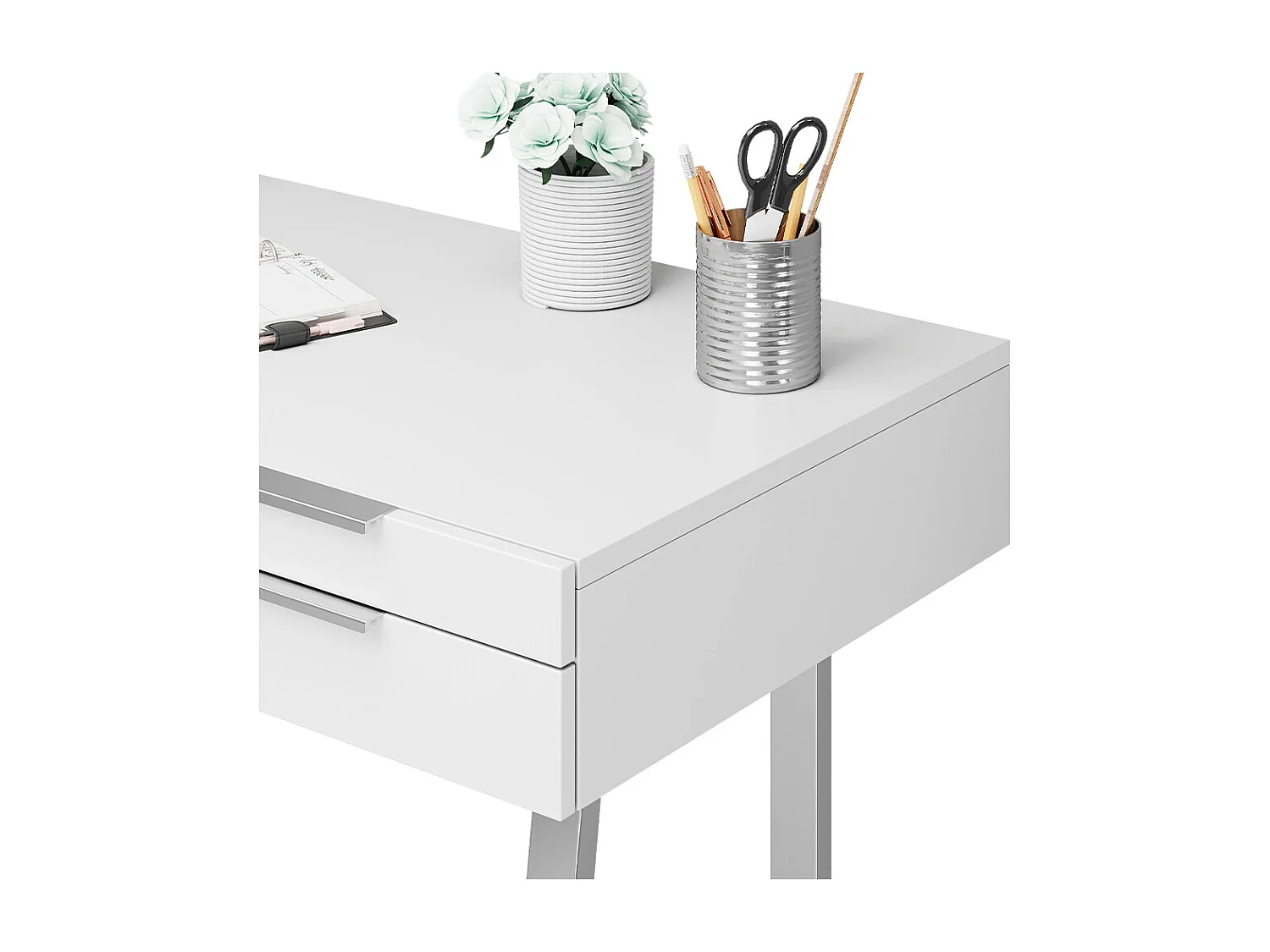 Bureau blanc 120x50x79 alexia