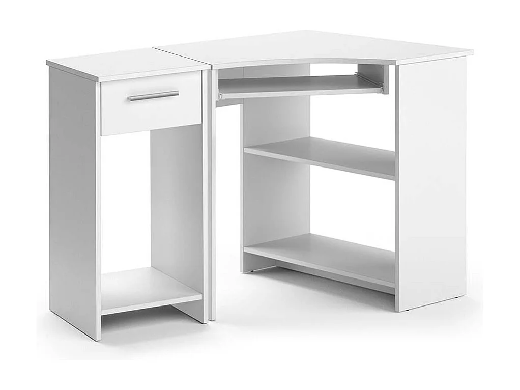 Bureau dangle blanc 83x76x77 odin
