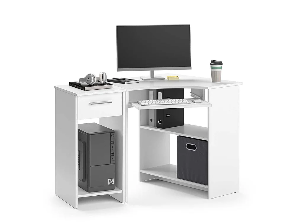 Hoekbureau wit 83x76x77 odin