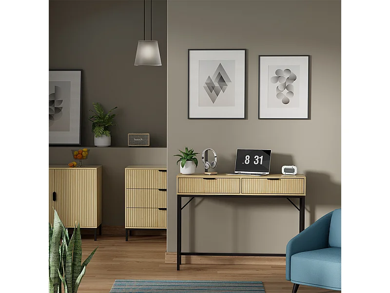 Bureau chêne 100x30x75 lennox