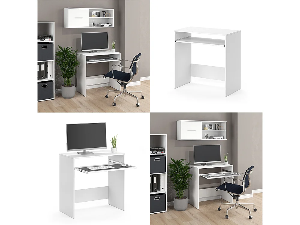 Bureau blanc 79x43x79 nils