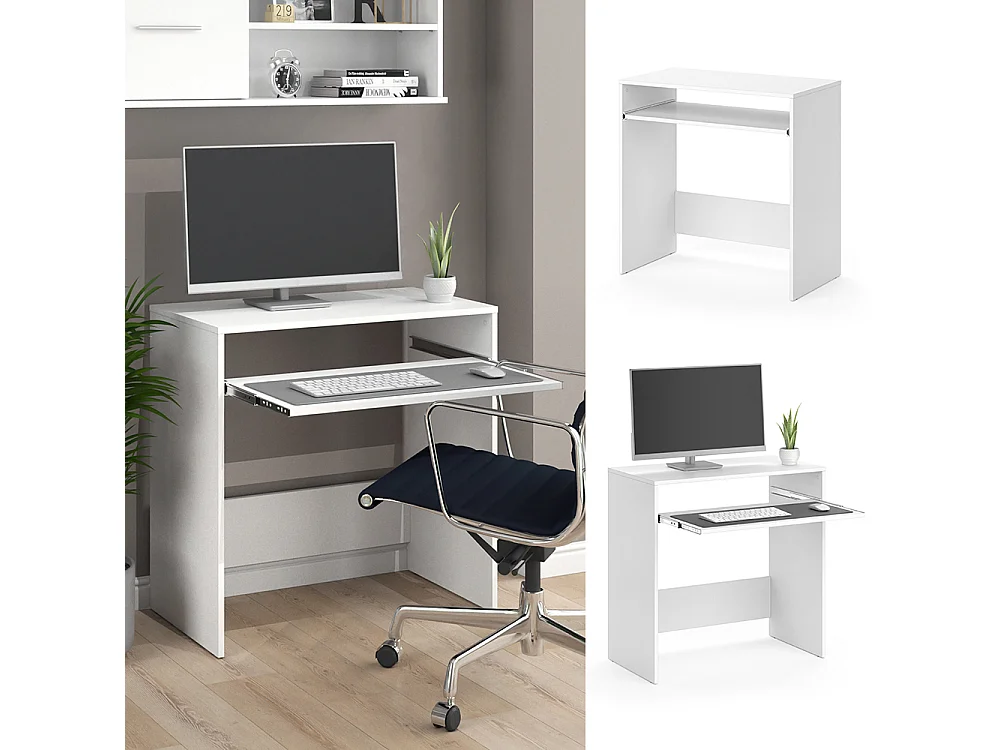 Bureau blanc 79x43x79 nils