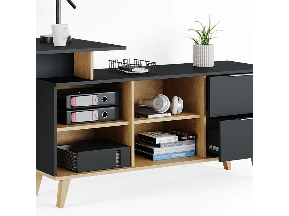 Bureau anthracite 138x60x77 nautica