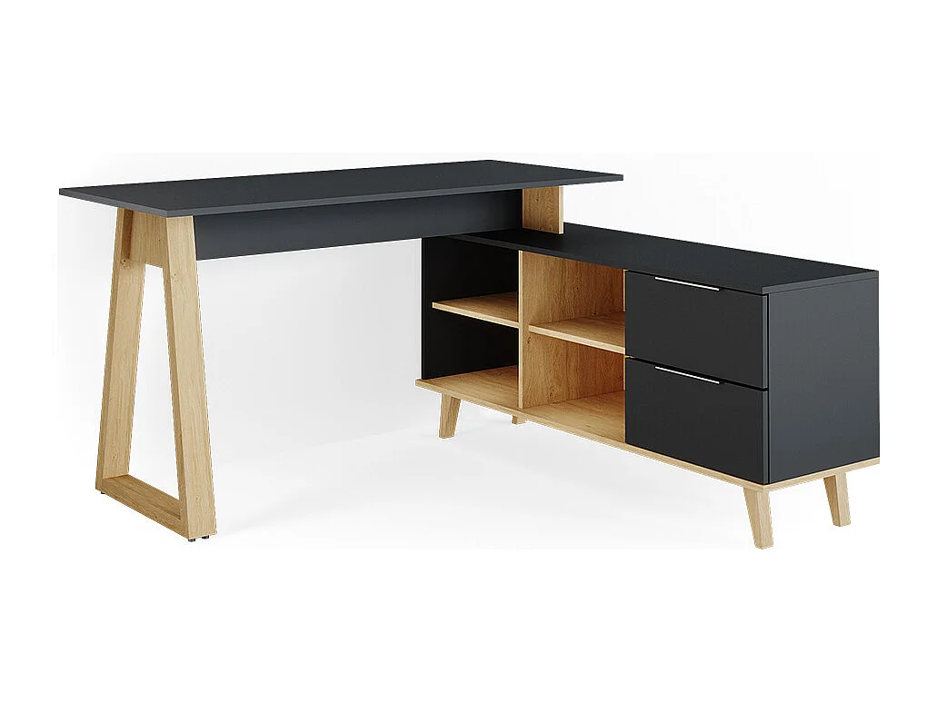 Bureau anthracite 138x60x77 nautica