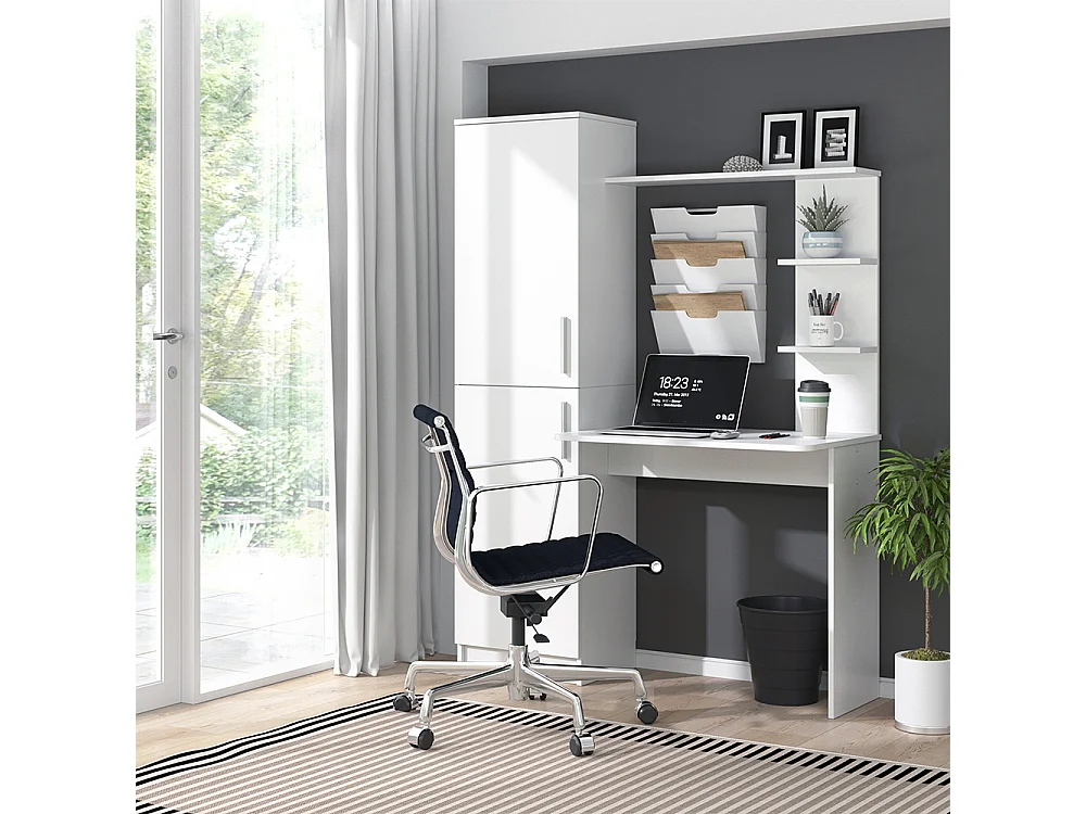 Bureau blanc 122.9x52x168.5 tessa