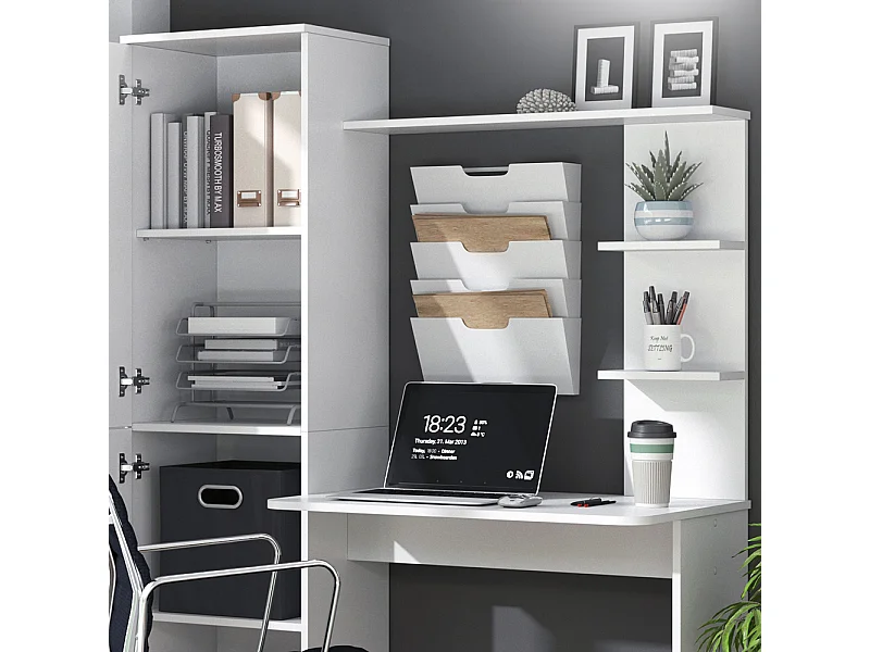 Schreibtisch weiß 122.9x52x168.5 tessa