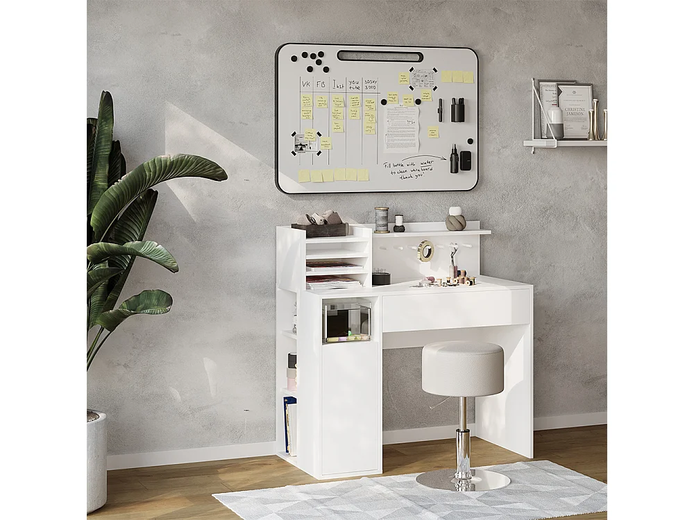 Bureau blanc 100x50x100