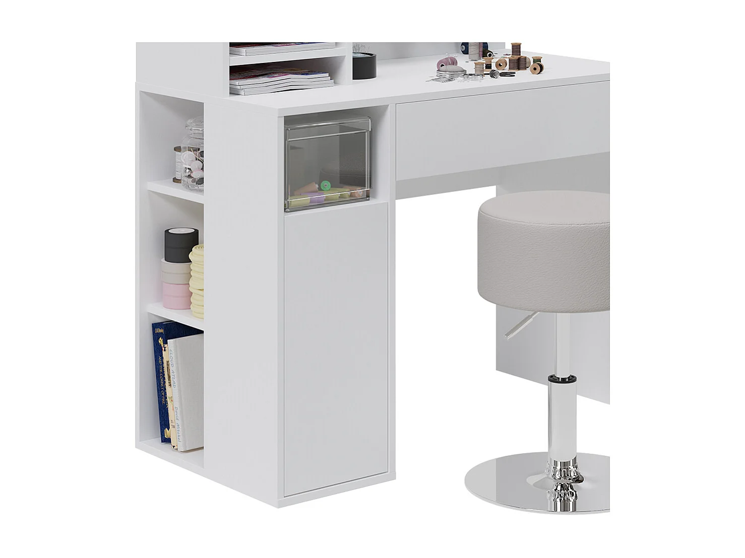 Bureau blanc 100x50x100