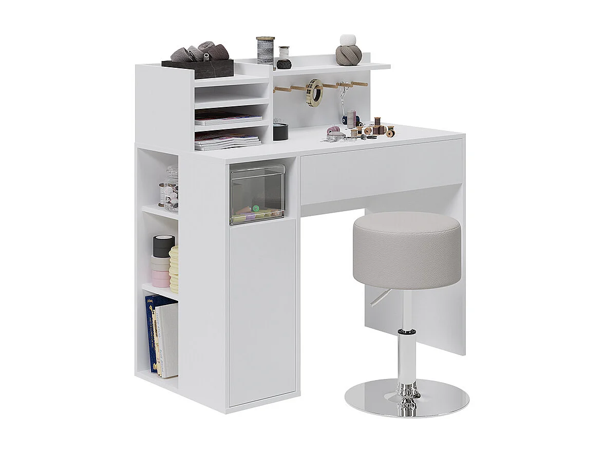 Bureau blanc 100x50x100