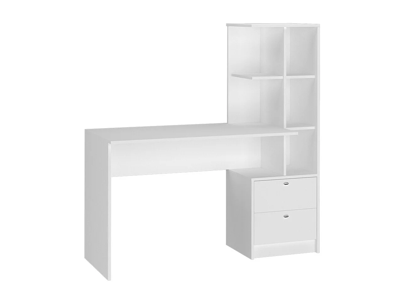 Scrivania bianco 136x55x138 denton