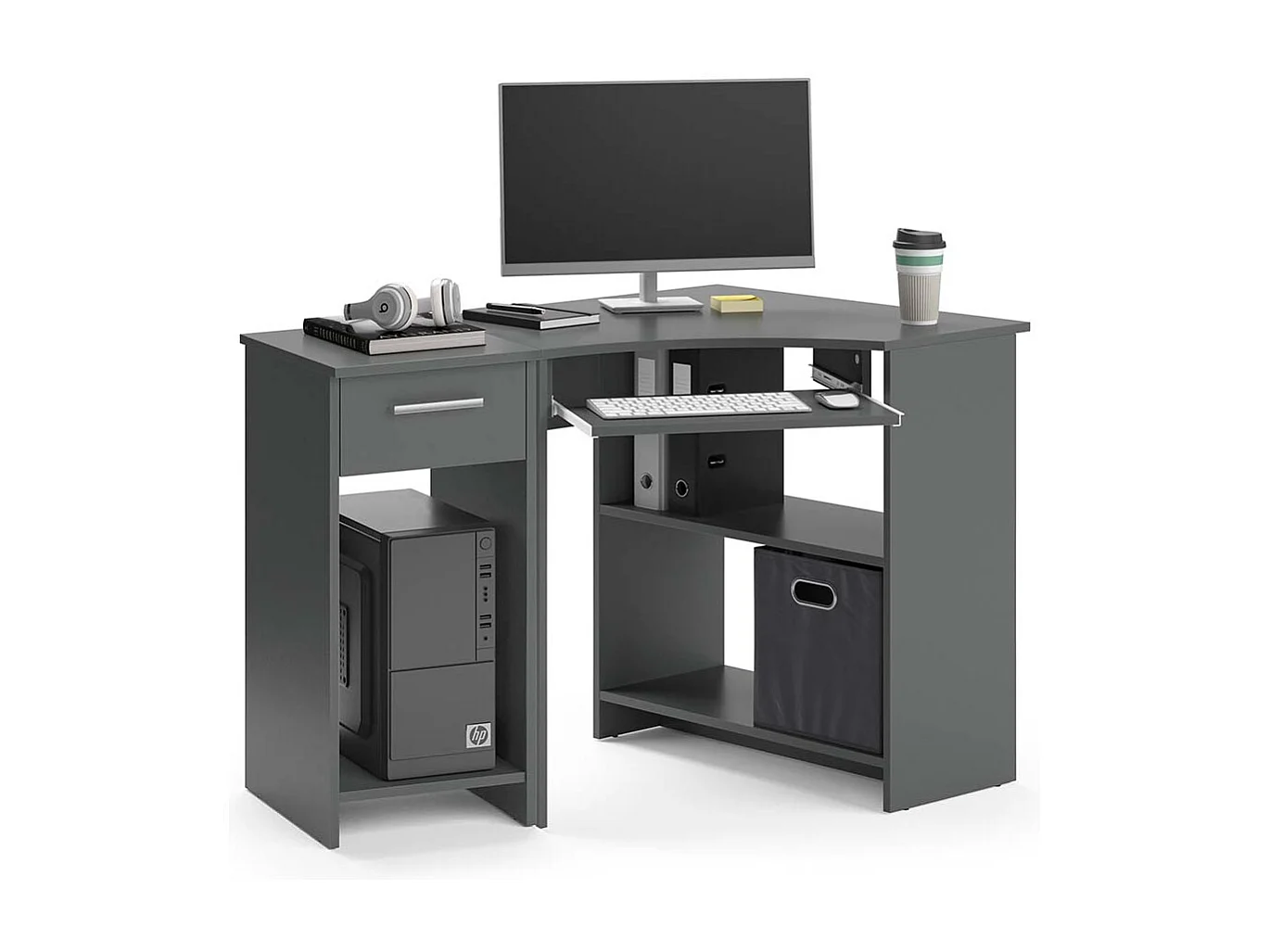 Bureau dangle anthracite 83x76x77 odin