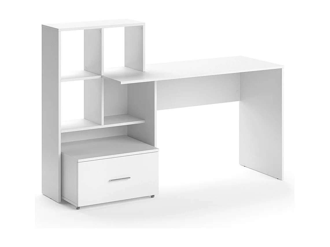 Schreibtisch weiß 149.2x49.8x105.6 lorio