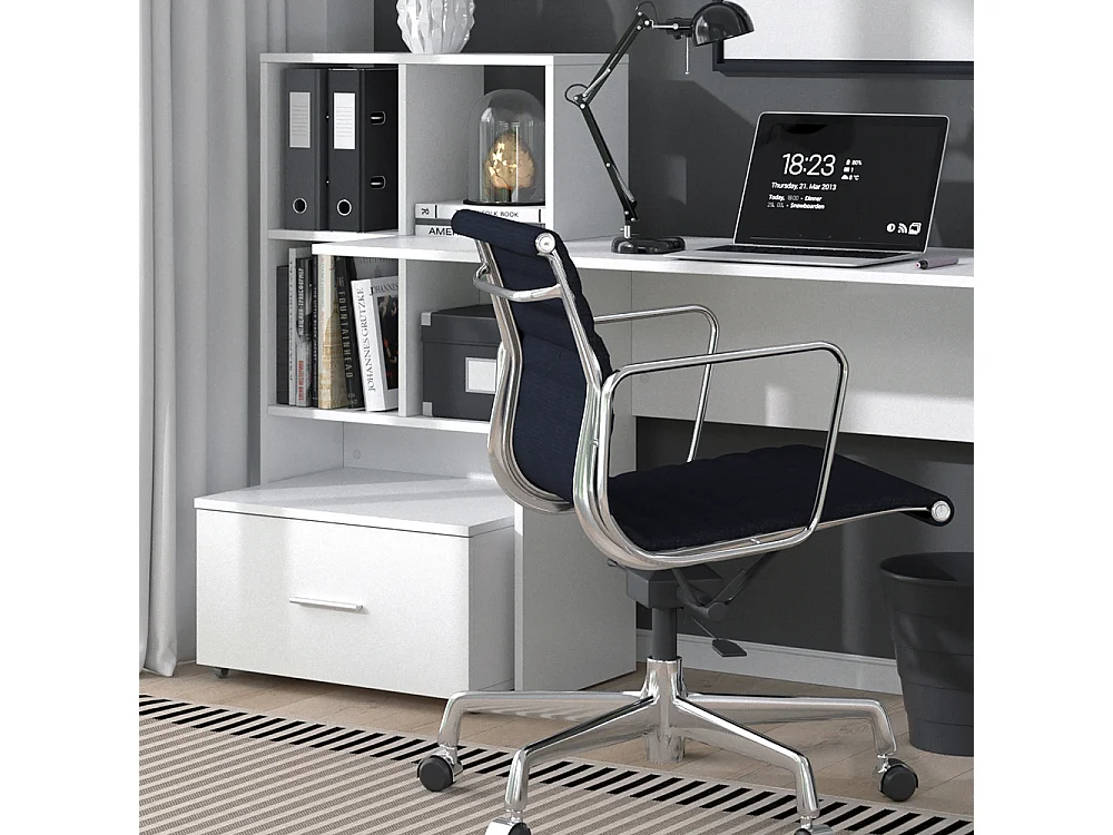 Bureau blanc 149.2x49.8x105.6 lorio