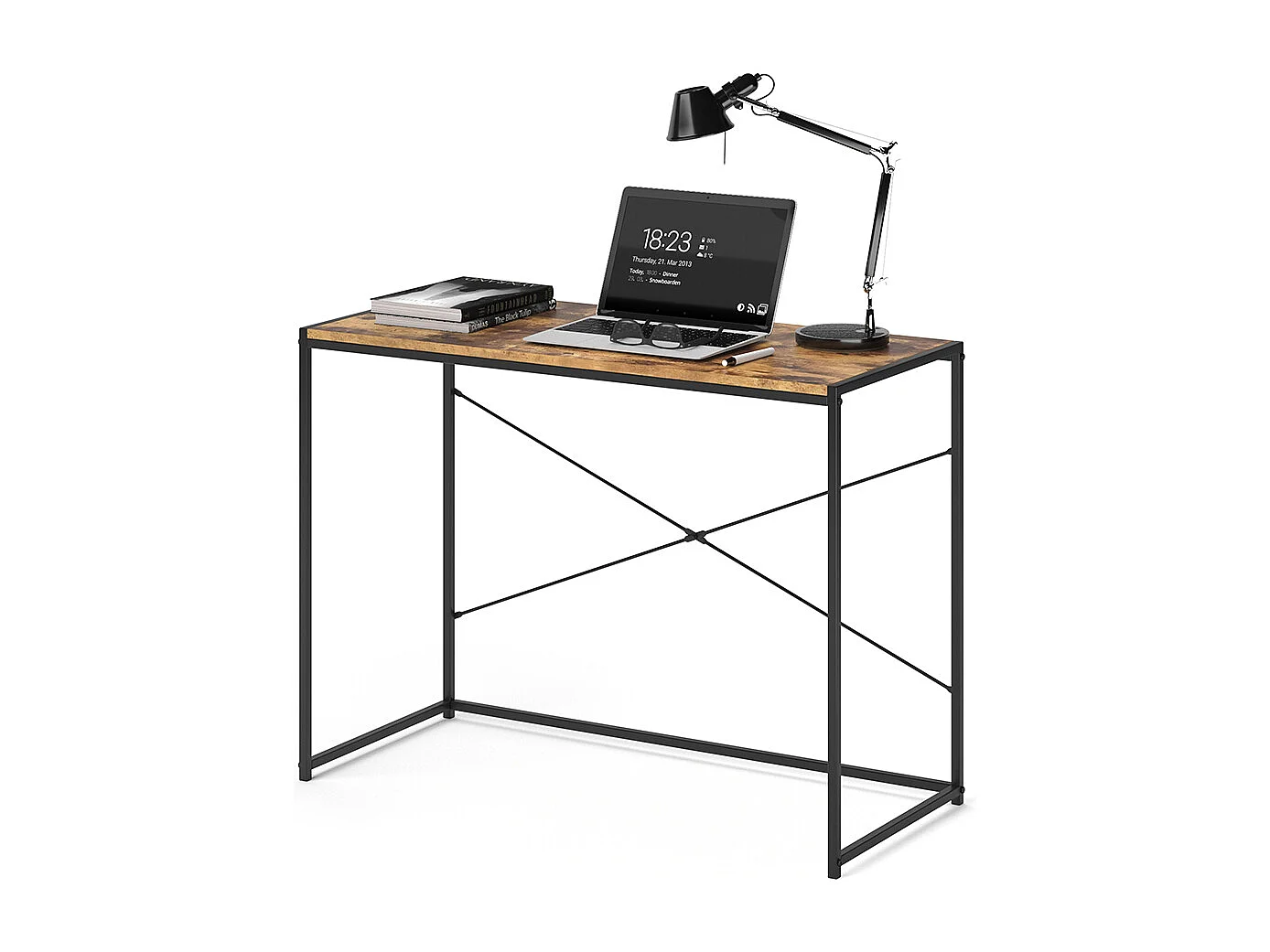 Bureau bois antique 100x45x75 fyrk