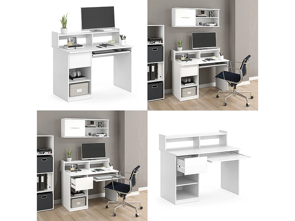 Bureau blanc 106x60x91.4 keno