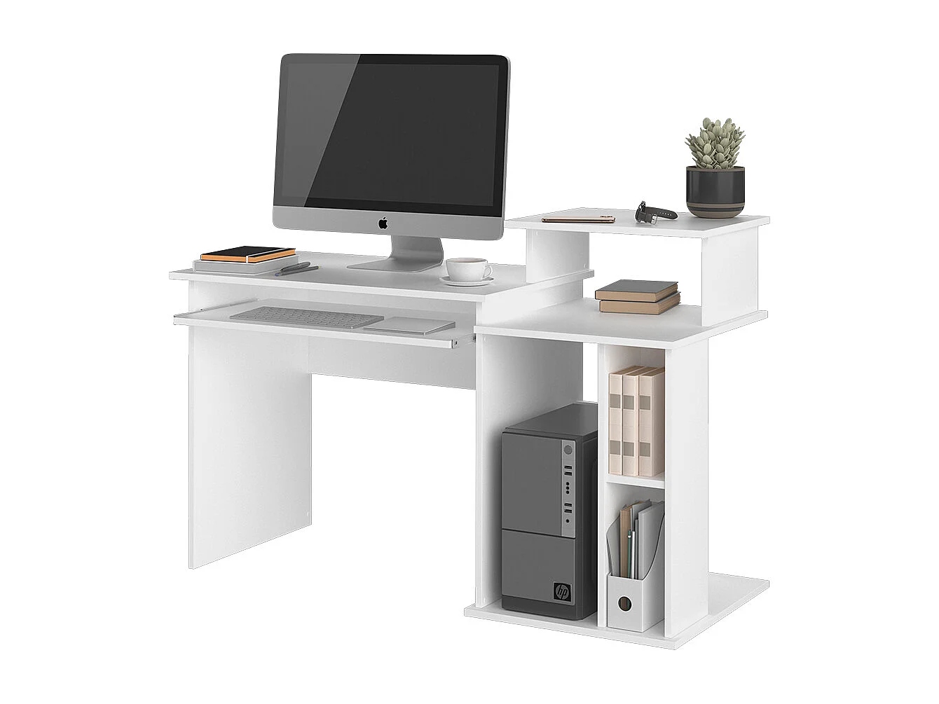 Bureau blanc 130x55x87 jan