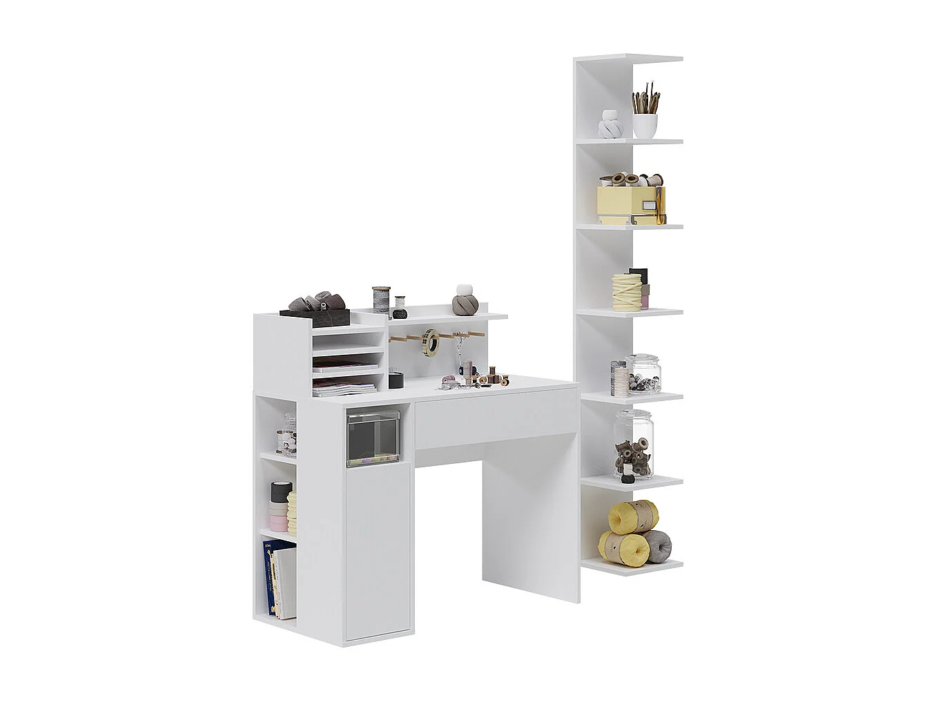 Bureau blanc 100x50x100