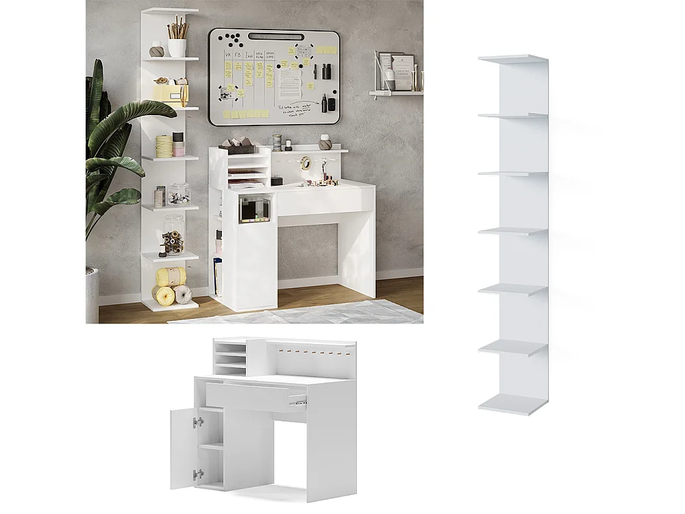Bureau blanc 100x50x100