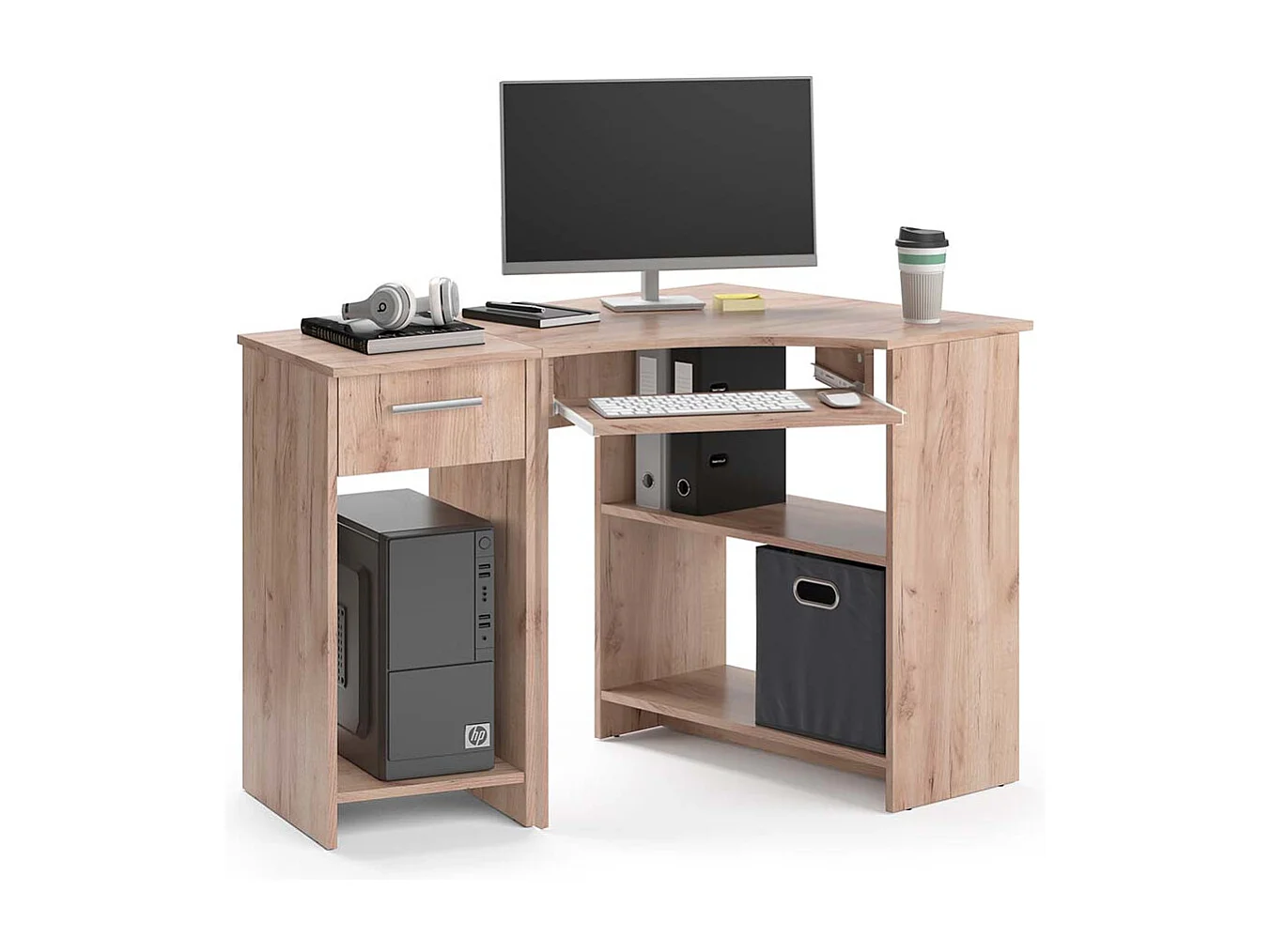 Scrivania angolare sonoma 83x76x77 odin