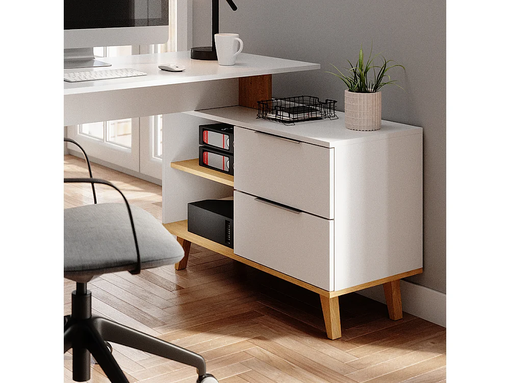 Bureau blanc 138x60x77 nautica