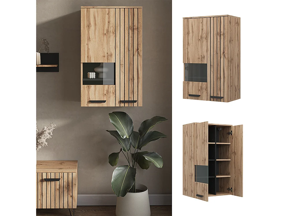 Hängeschrank braun 60.2x35x98 amber