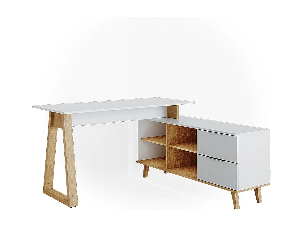 Bureau blanc 138x60x77 nautica