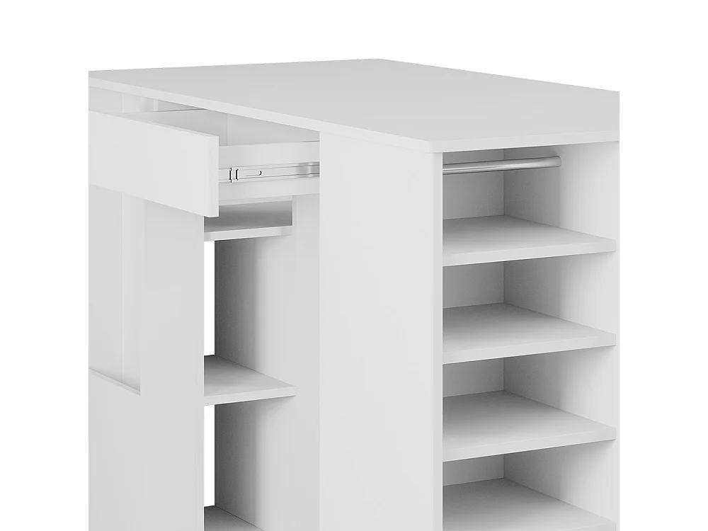 Bureau blanc 135x68x86 victoria