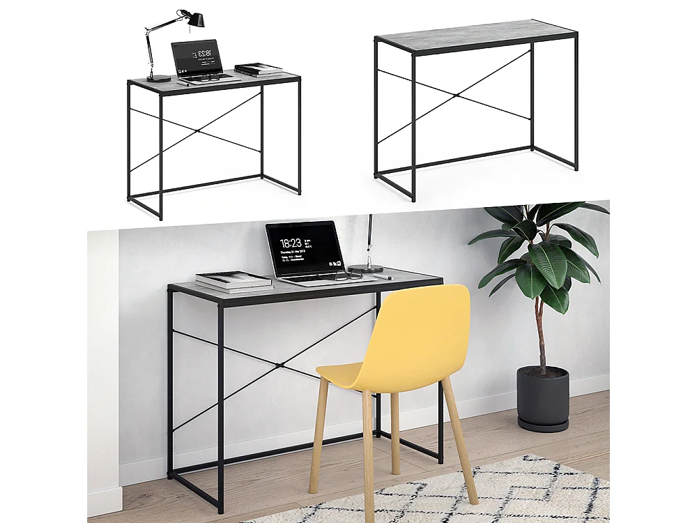 Bureau béton 100x45x75 fyrk