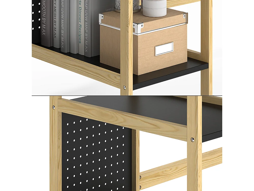 Bureau noir 120x60x75 elvia