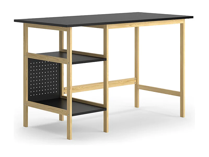 Scrivania nero 120x60x75 elvia