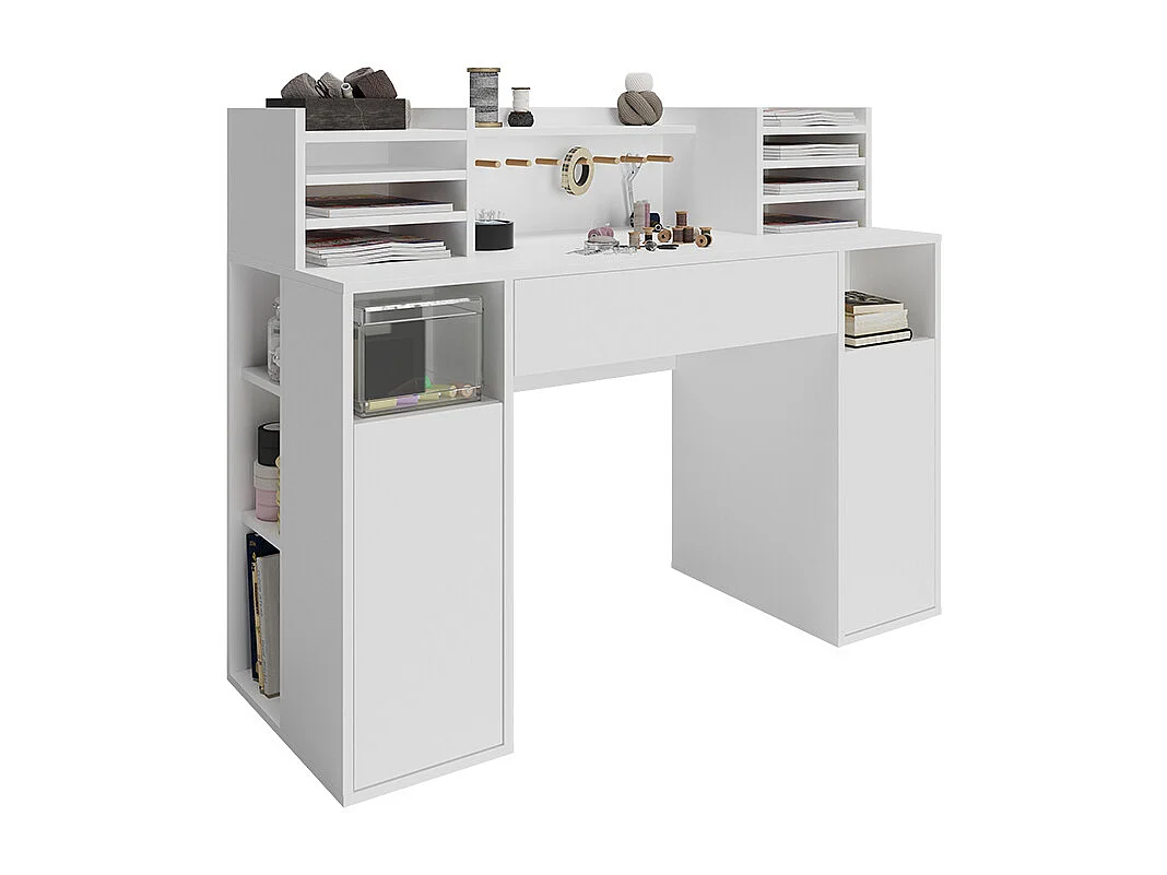 Schreibtisch weiß 126.8x50x100