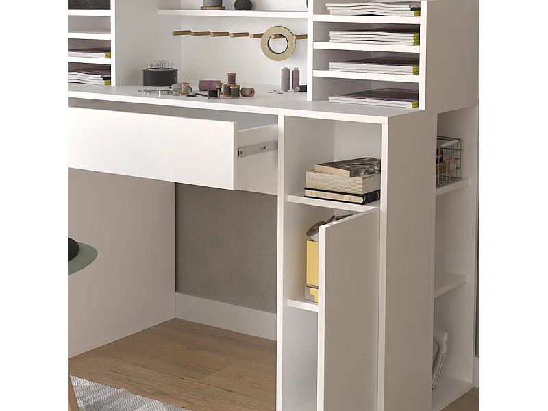 Schreibtisch weiß 126.8x50x100