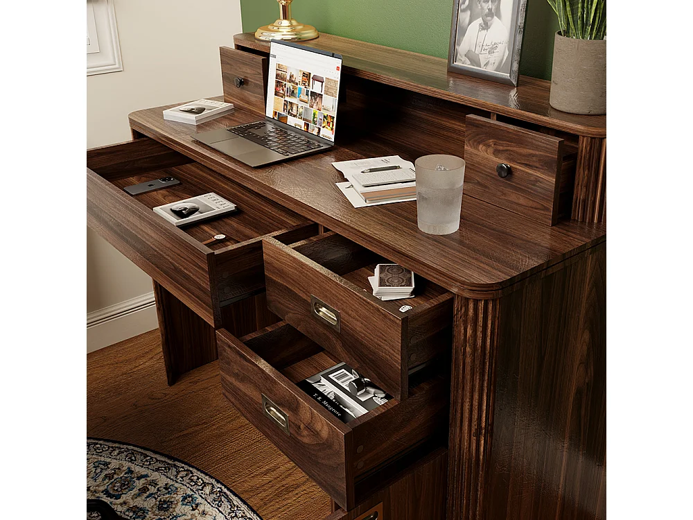 Bureau eiken rustiek 120x50x93.5 neria