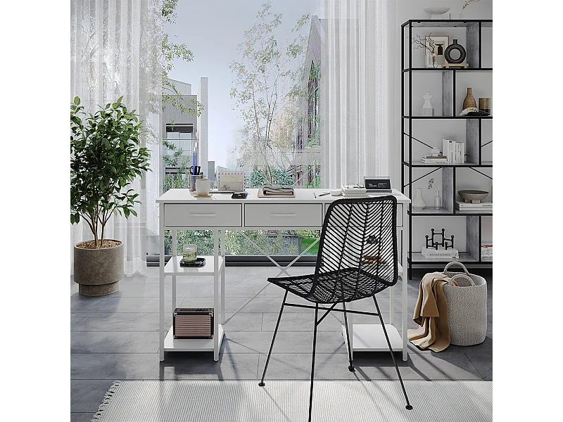 Schreibtisch weiß 120x40x78 chino