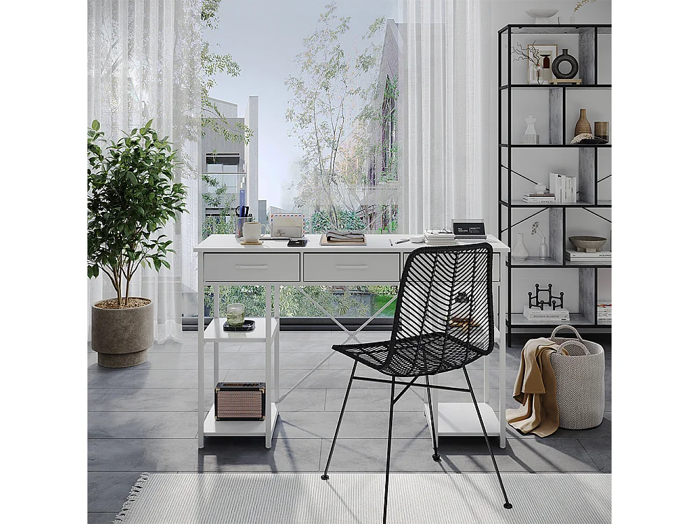 Bureau blanc 120x40x78 chino