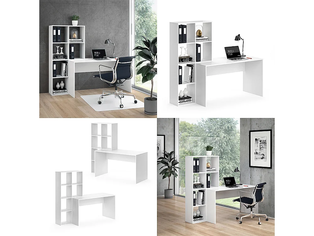 Bureau blanc 166.8x59x143 mara