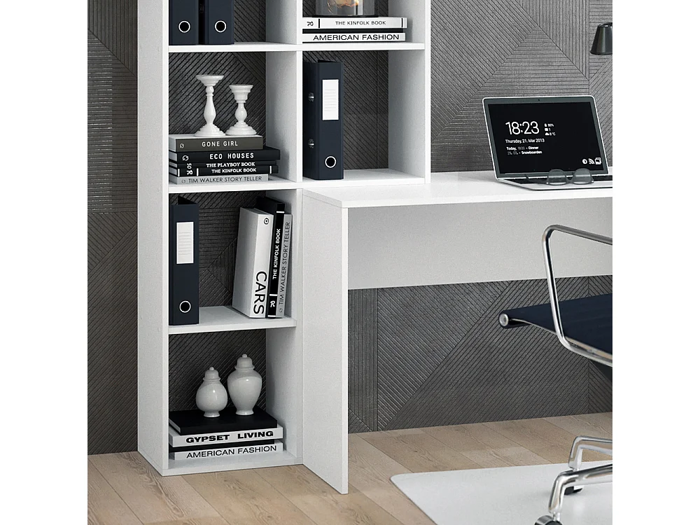 Bureau blanc 166.8x59x143 mara